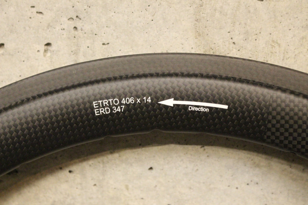 未使用！ジョセフ クゼ JOSEPH KUOSAC C38C カーボンリム ETRTO406 ERD347 24H ホワイトラベル リア用 【福岡店】