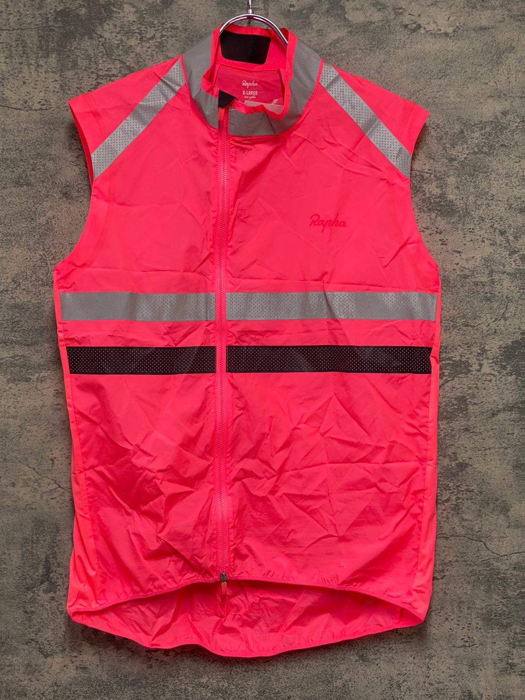 JZ860 ラファ Rapha BREVET VISIBILITY GILET ジレ サイクルベスト ピンク XL