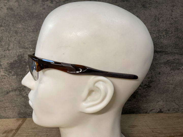 JX675 オークリー OAKLEY HALF JACKET サングラス アイウェア クリアブラウン ※レンズ傷
