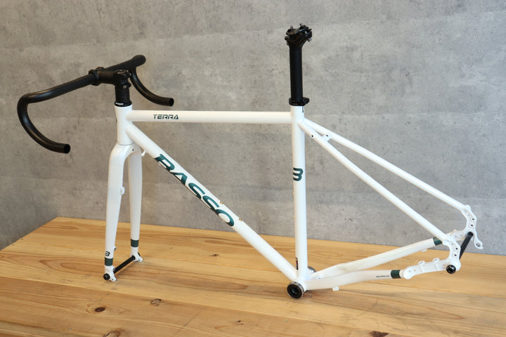 【未使用】 バッソ BASSO テラ ビアンコ TERRA BIANCO 2025年頃 480サイズ  スチール グラベル ロードバイク フレームセット 【さいたま浦和店】