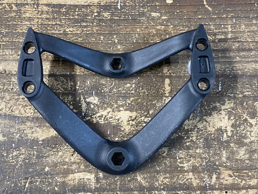 KA665 ヴィジョン Metron 4D FLAT M.A.S. S-Bend TTバー ※ガリ傷 社外ハンドクリップ付属