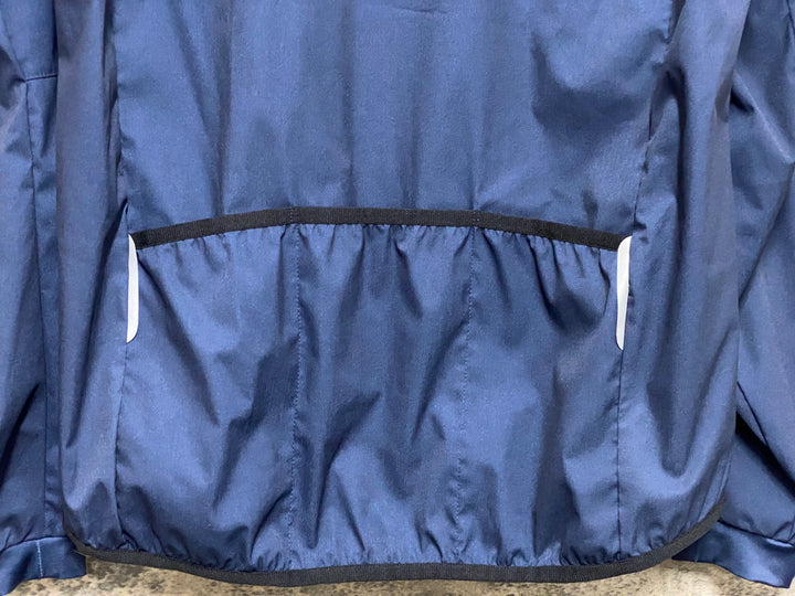 JO058 OSS BIKE WEAR 長袖 ウィンドブレーカー シェルジャケット 紺 M