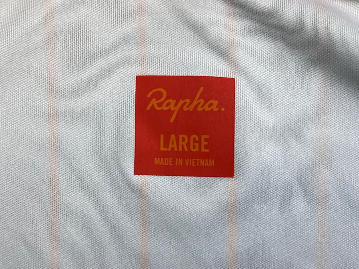 JQ368 ラファ Rapha TUNNEL VISION TRAINING JERSEY 半袖 サイクルジャージ オレンジ 黄 L