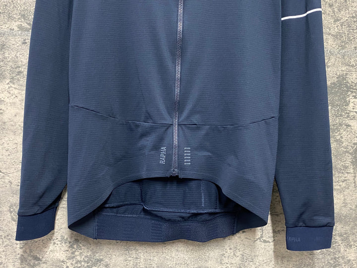 KD616 ラファ Rapha PRO TEAM LONG SLEEVE JERSEY 長袖 サイクルジャージ 紺 M