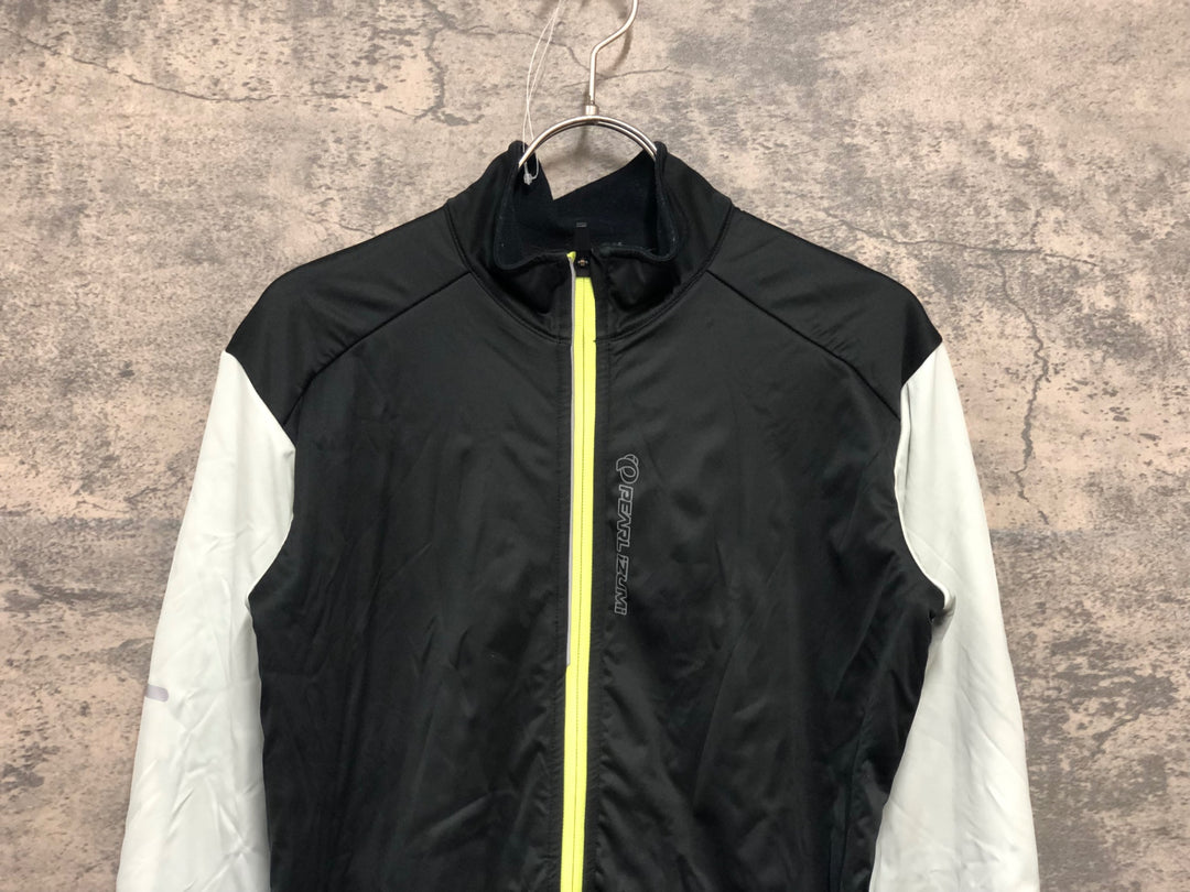KJ365 パールイズミ PEARL iZUMi 長袖 サイクルジャケット 裏起毛 黒 グレー M