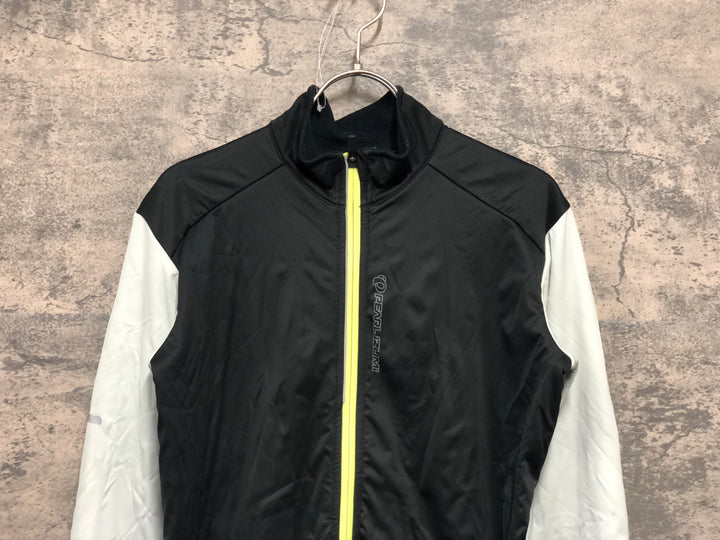 KJ365 パールイズミ PEARL iZUMi 長袖 サイクルジャケット 裏起毛 黒 グレー M