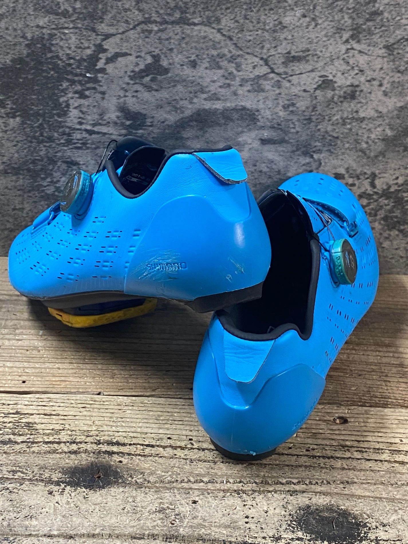 JV408 シマノ SHIMANO SH-RP901-S ビンディングシューズ 3穴 BOA 水色