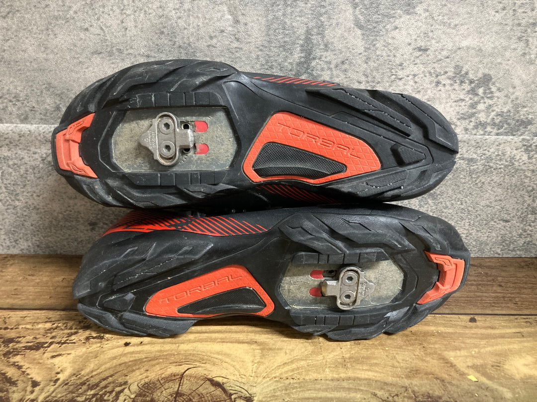 JY084 シマノ SHIMANO ME3 SH-ME300-E ビンディングシューズ EU42 黒赤 2穴