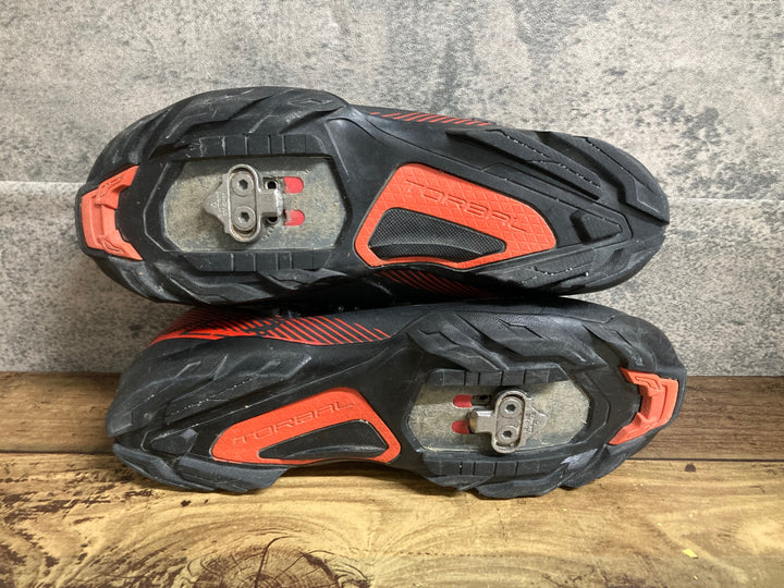 JY084 シマノ SHIMANO ME3 SH-ME300-E ビンディングシューズ EU42 黒赤 2穴