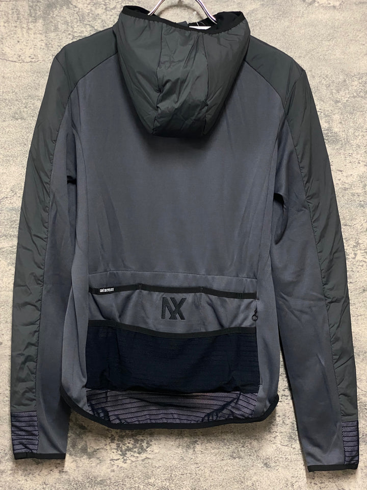 KQ677 カフェドシクリステ Cafe du Cycliste audax ZELIE 長袖 サイクルジャケット グレー S
