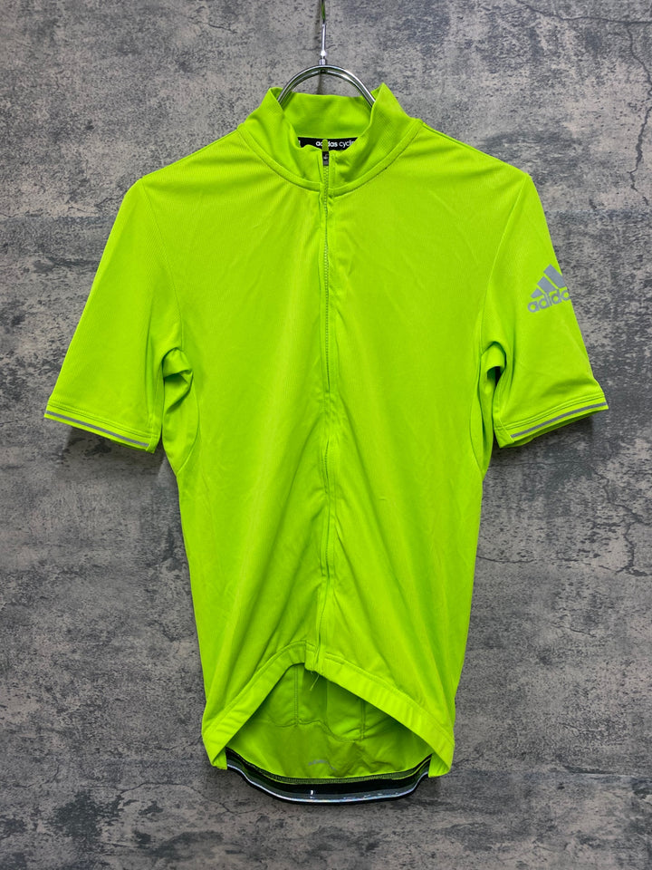 JI924 アディダス adidas 半袖 サイクルジャージ 緑 M climachill