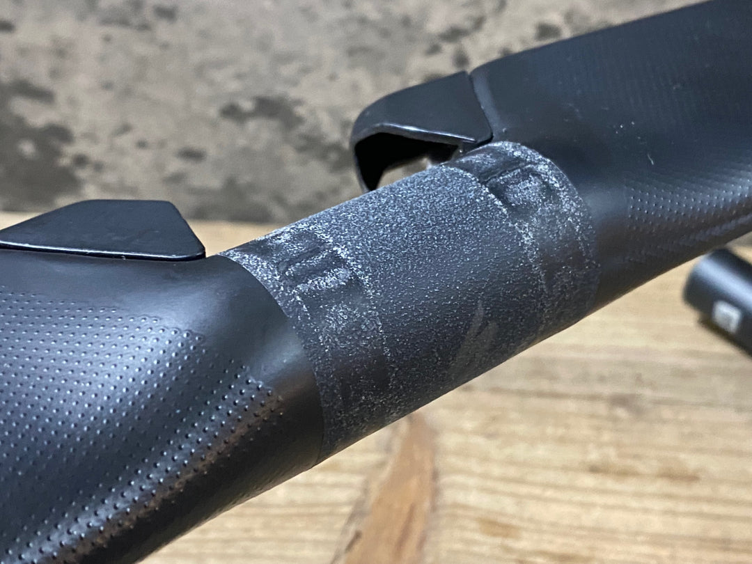 JT347 スペシャライズド SPECIALIZED S-WORKS AEROFLYⅡ カーボン ドロップハンドル ブラケット部C-C 400mm ※クランプ凹み ジャンク