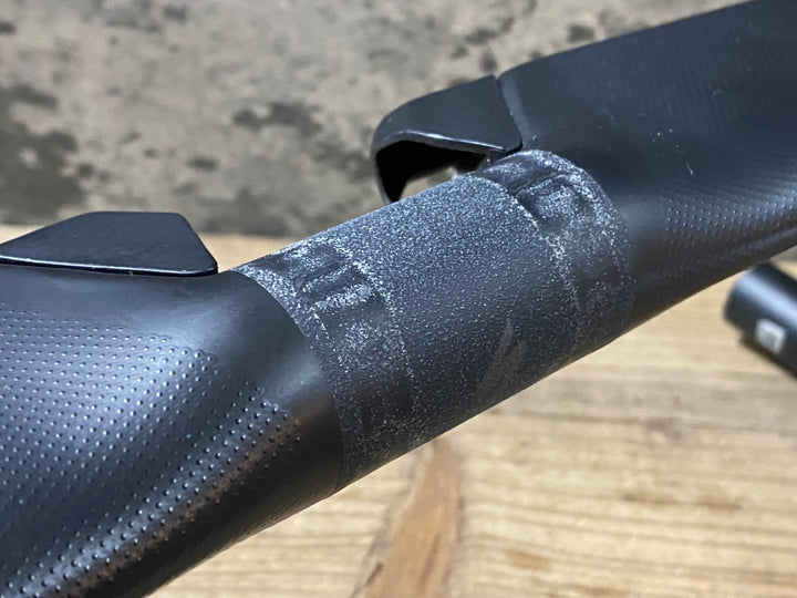 JT347 スペシャライズド SPECIALIZED S-WORKS AEROFLYⅡ カーボン ドロップハンドル ブラケット部C-C 400mm ※クランプ凹み ジャンク