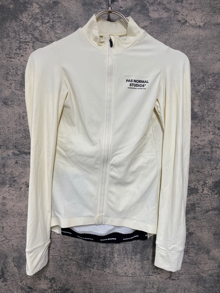 JY517 パスノーマルスタジオ PAS NORMAL STUDIOS Mechanism Long Sleeve Jersey 長袖 サイクルジャージ ホワイト レディース M