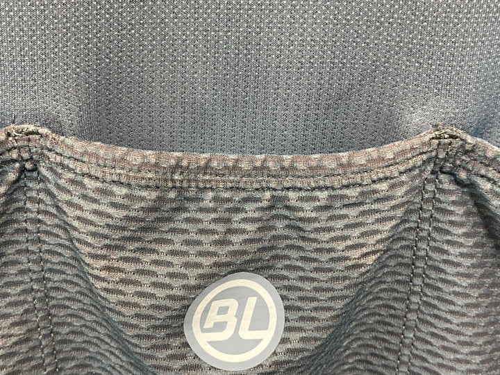 JQ132 バイシクルライン BICYCLE LINE 半袖 サイクルジャージ 白 グレー M メッシュ ※ほつれあり