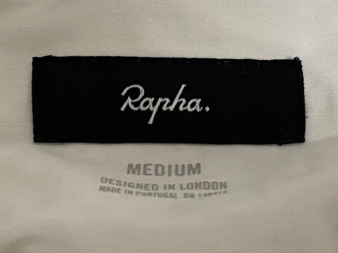 KI185 ラファ Rapha LONG SLEEVE SHIRT 長袖 シャツ 白 M ※裾小穴