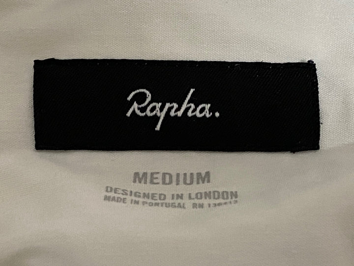 KI185 ラファ Rapha LONG SLEEVE SHIRT 長袖 シャツ 白 M ※裾小穴