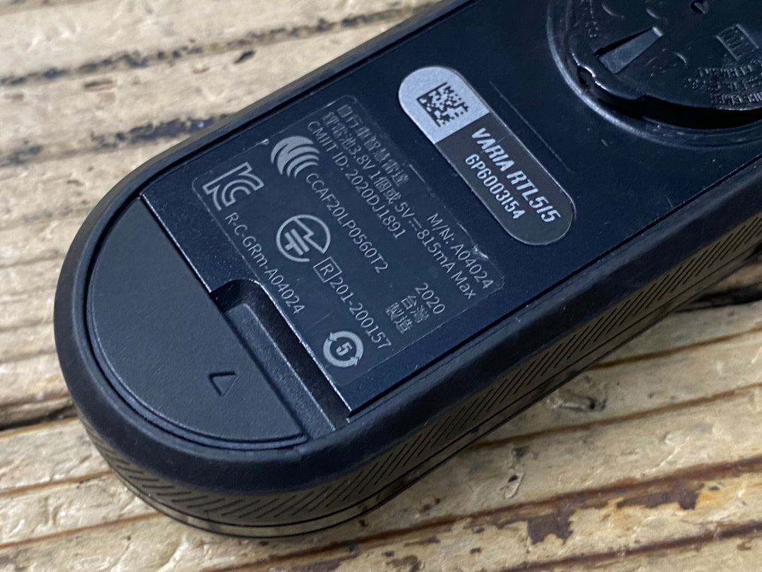 KD321 ガーミン GARMIN バリア VARIA RTL515 レーダー リアライト