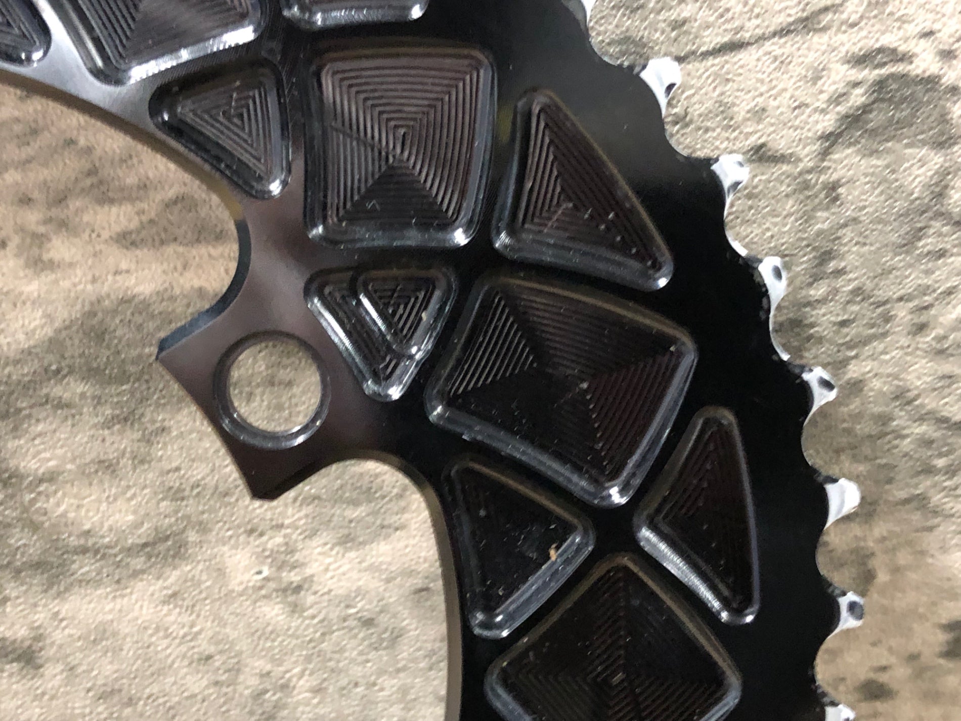 JR683 アブソリュートブラック ABSOLUTE BLACK チェーンリング 52/36T