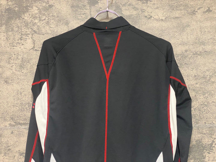 KE025 パールイズミ PEARL iZUMi 半袖 サイクルジャージ 黒 白 L