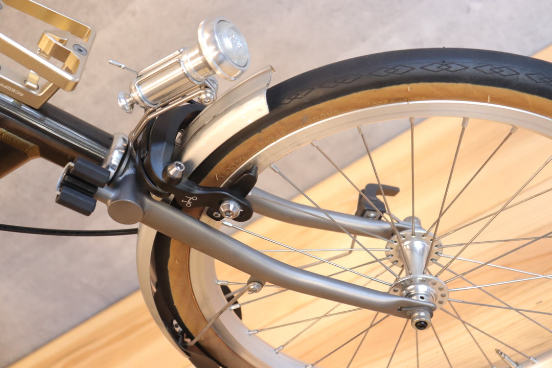 ブロンプトン BROMPTON S6R ブラックラッカー 2021モデル Black Lacquer 16インチ ミニベロ 折り畳み 小径車 チタンフォーク チタンバック 【さいたま浦和店】
