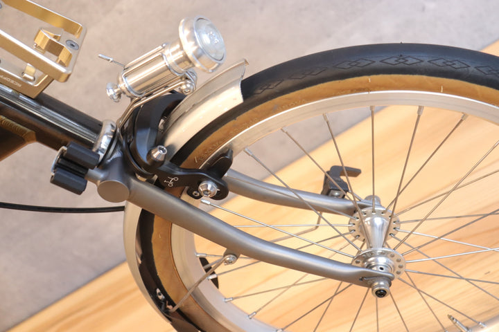 ブロンプトン BROMPTON S6R ブラックラッカー 2021モデル Black Lacquer 16インチ ミニベロ 折り畳み 小径車 チタンフォーク チタンバック 【さいたま浦和店】