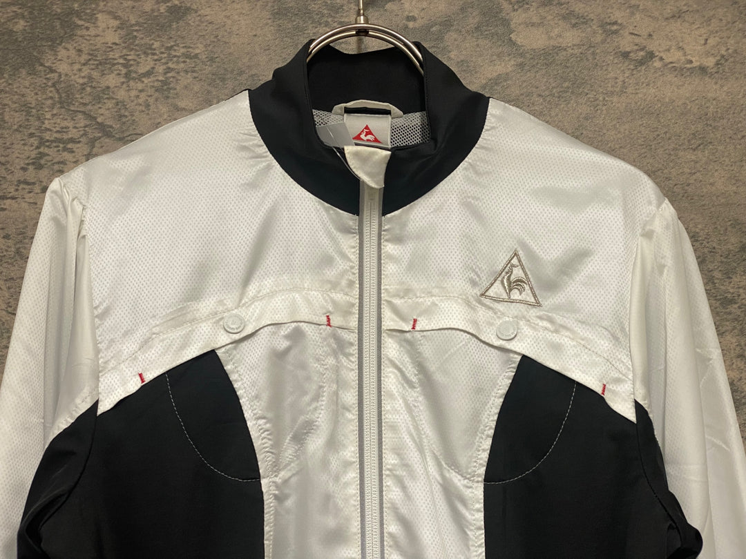 JX564 ルコックスポルティフ le coq sportif 長袖 ウインドブレイカー 白 L