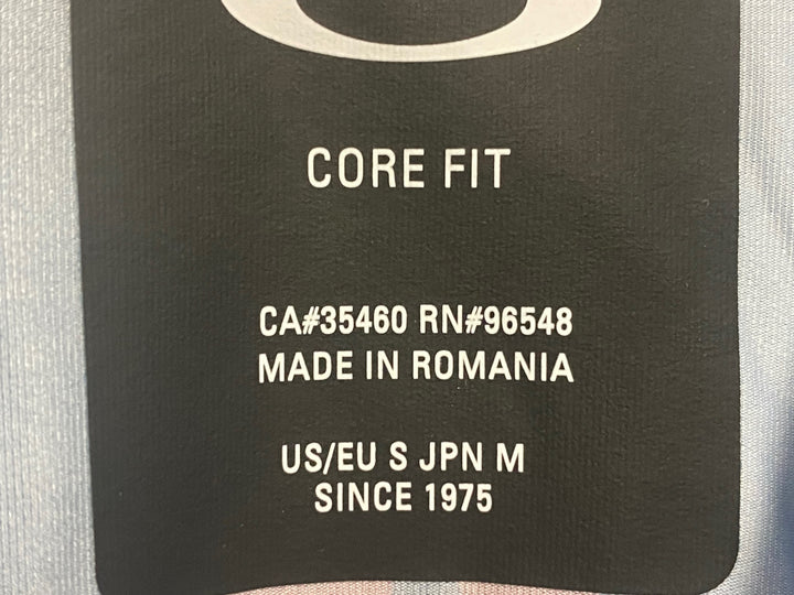 KJ269 オークリー OAKLEY CORE FIT 半袖 サイクルジャージ 青 M