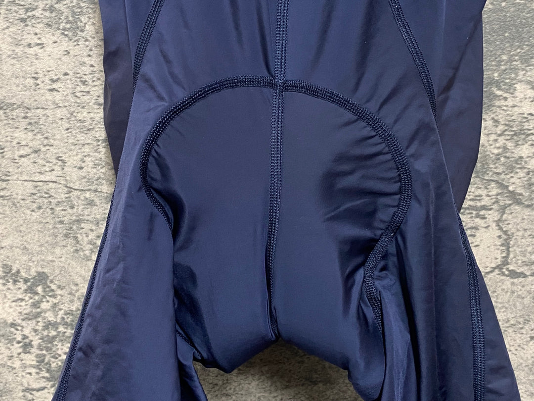 KE792 ラファ Rapha CLASSIC FLYWEIGHT BIB SHORTS SHORT ビブショーツ ネイビー M ※肩紐接着部剥がれのためジャンク