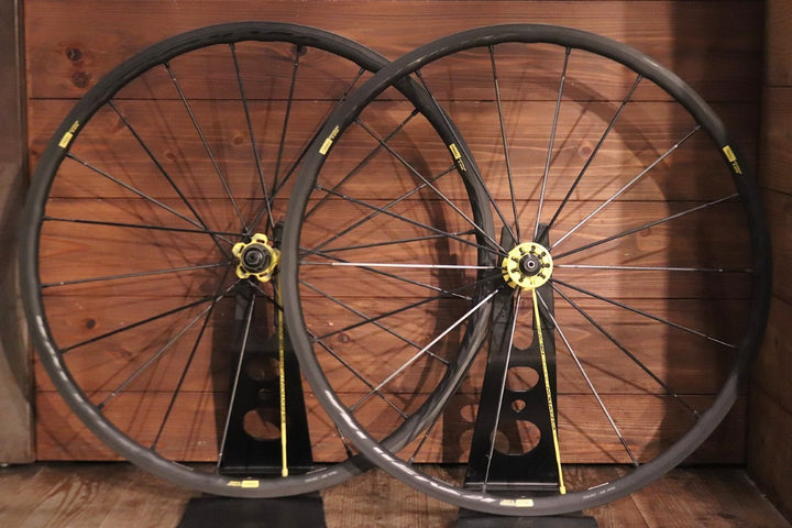 マビック MAVIC キシリウム KSYRIUM 125 アルミ クリンチャー ホイールセット カンパ 11S/12S ナローリム 15C 【東京南麻布店】