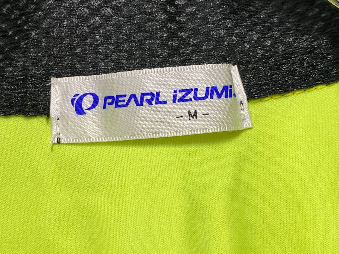 JI488 パールイズミ PEARL iZUMi 長袖 ウインドブレイカー 黒 黄 M