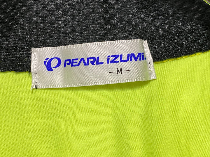 JI488 パールイズミ PEARL iZUMi 長袖 ウインドブレイカー 黒 黄 M