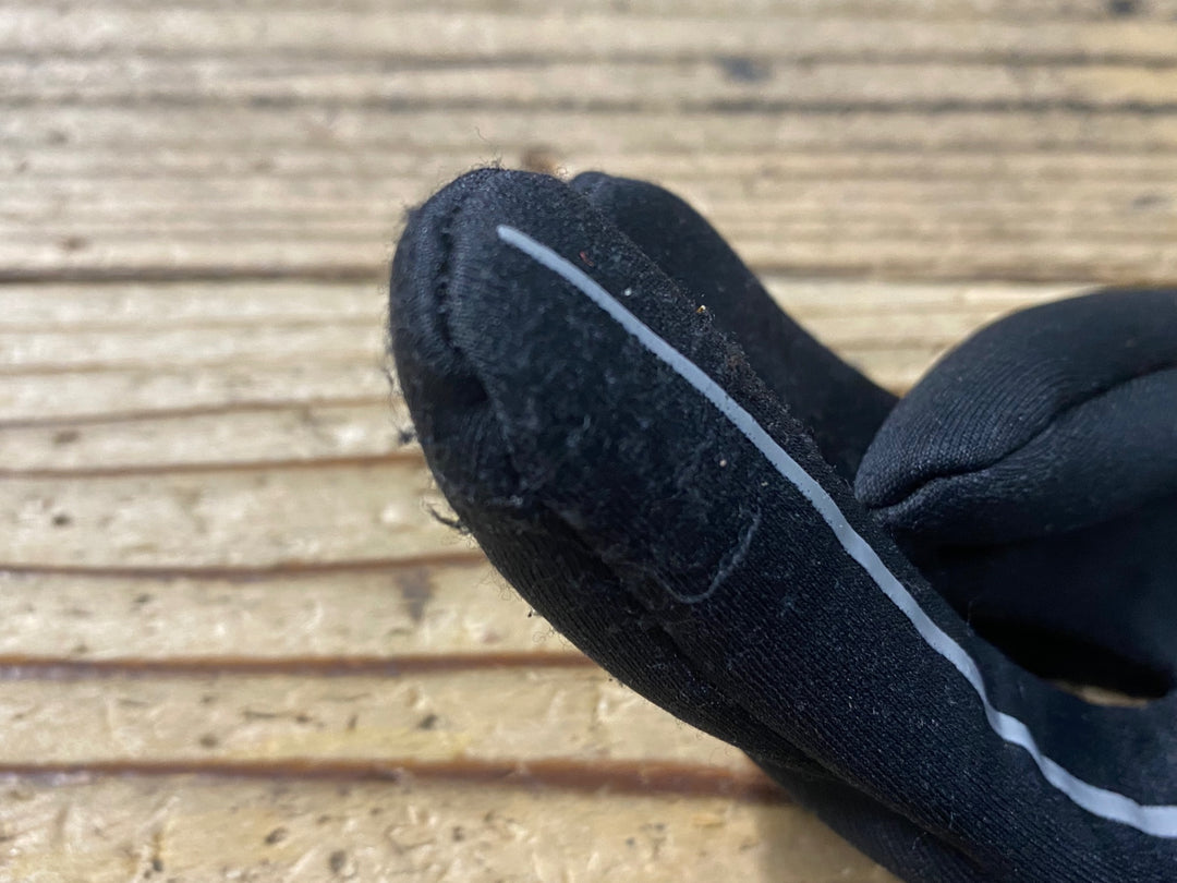 KP322 カステリ CASTELLI perfetto ROSSOCORSA GORE-TEX 長指 グローブ 黒 L 裏起毛 ※破れ