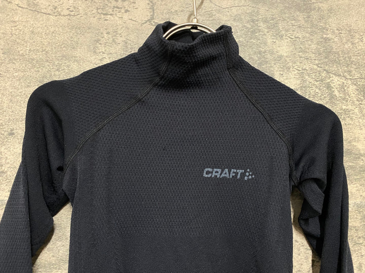 JY815 クラフト CRAFT 長袖 ベースレイヤー 黒 XS