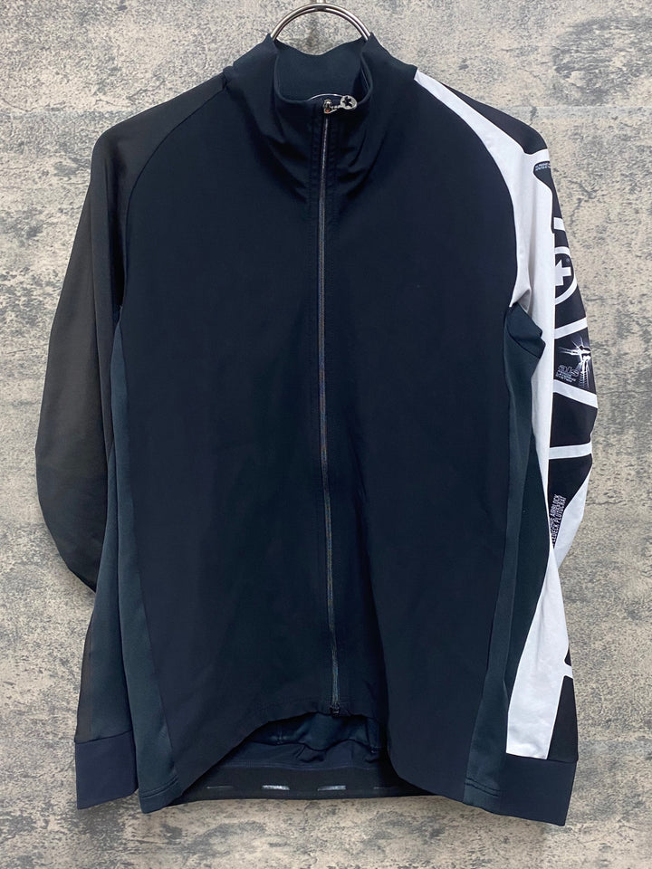JX338 アソス ASSOS mille intermediate Jacket_evo7 長袖 サイクルジャージ 黒 M
