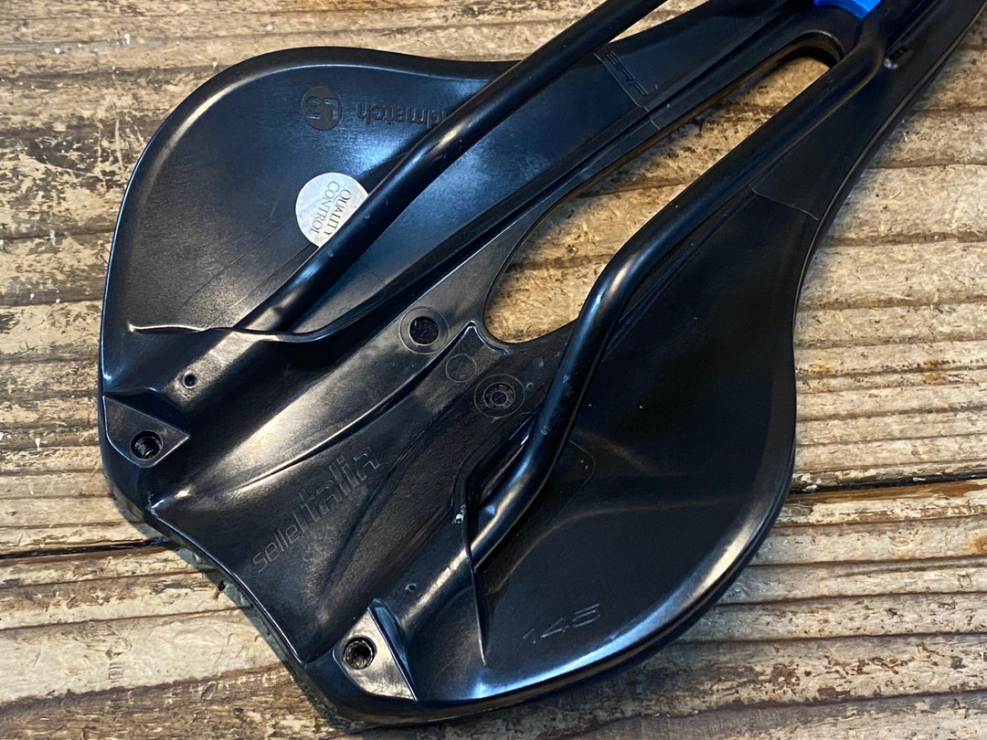 JP527 セライタリア SELLE ITALIA NOVUS BOOST EVO TM スーパーフロー サドル 黒 145㎜ MANGANESE レール