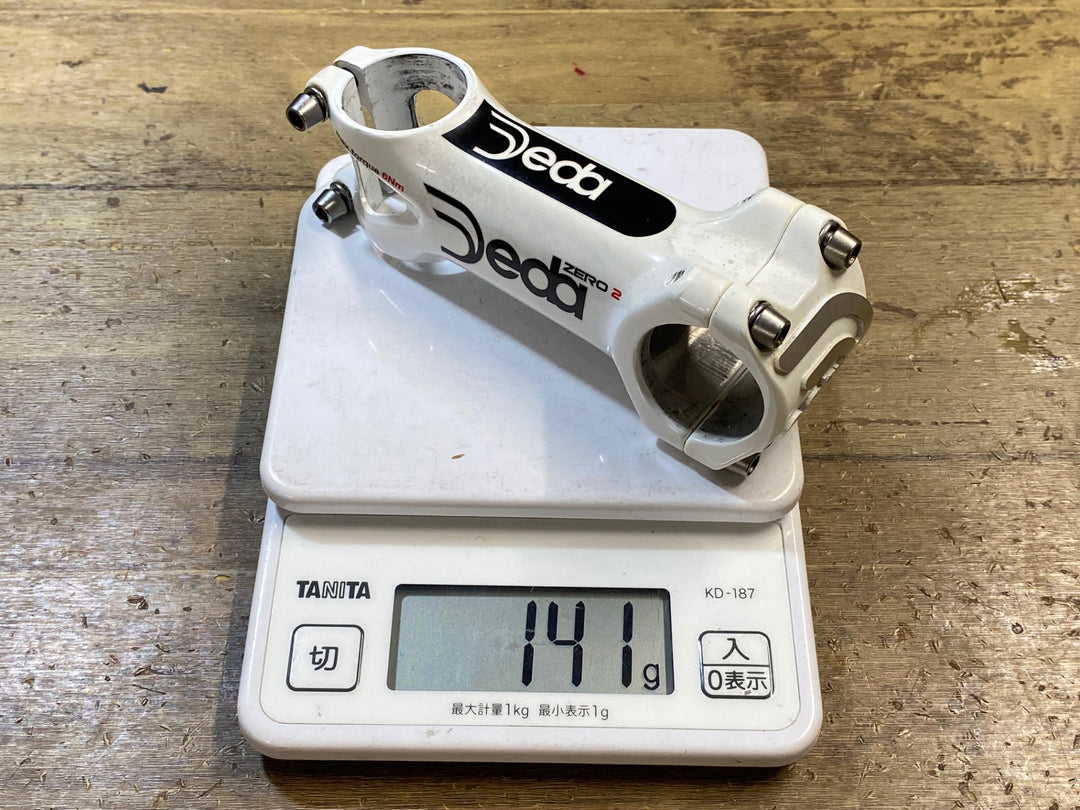 KP070 デダ Deda ZERO 2 アルミステム 白 Φ31.8 OS 90mm