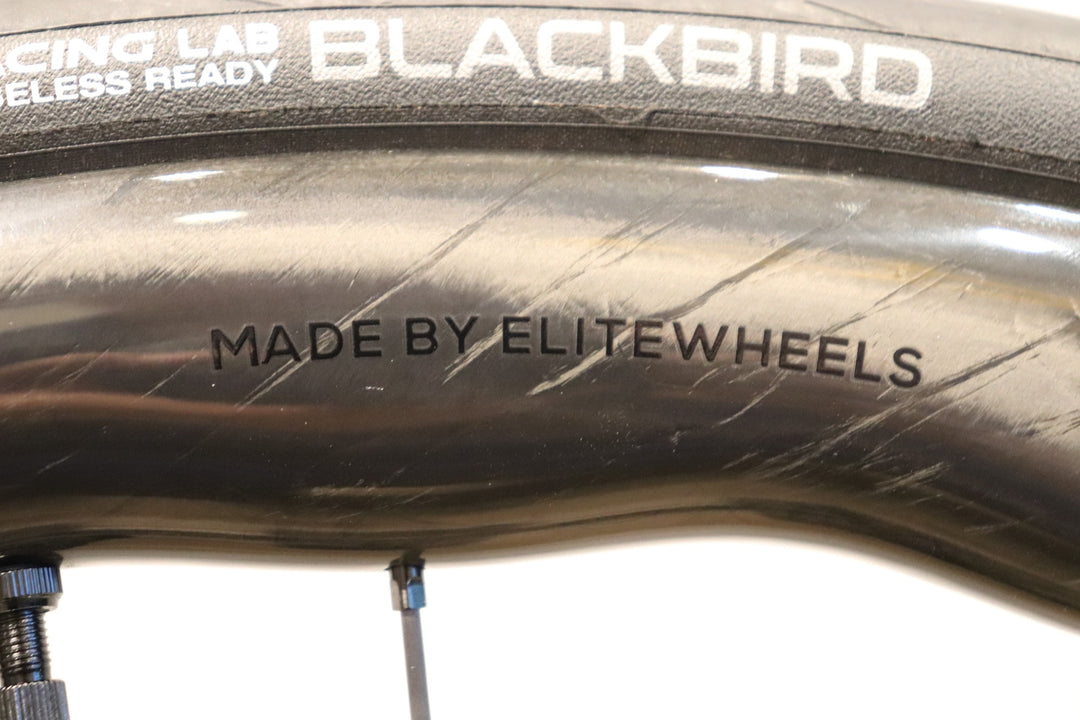 エリートホイールズ ELITEWHEELS ドライブ DRIVE HELIX 46D CS カーボン チューブレスレディ ホイールセット XDRフリー 【さいたま浦和店】