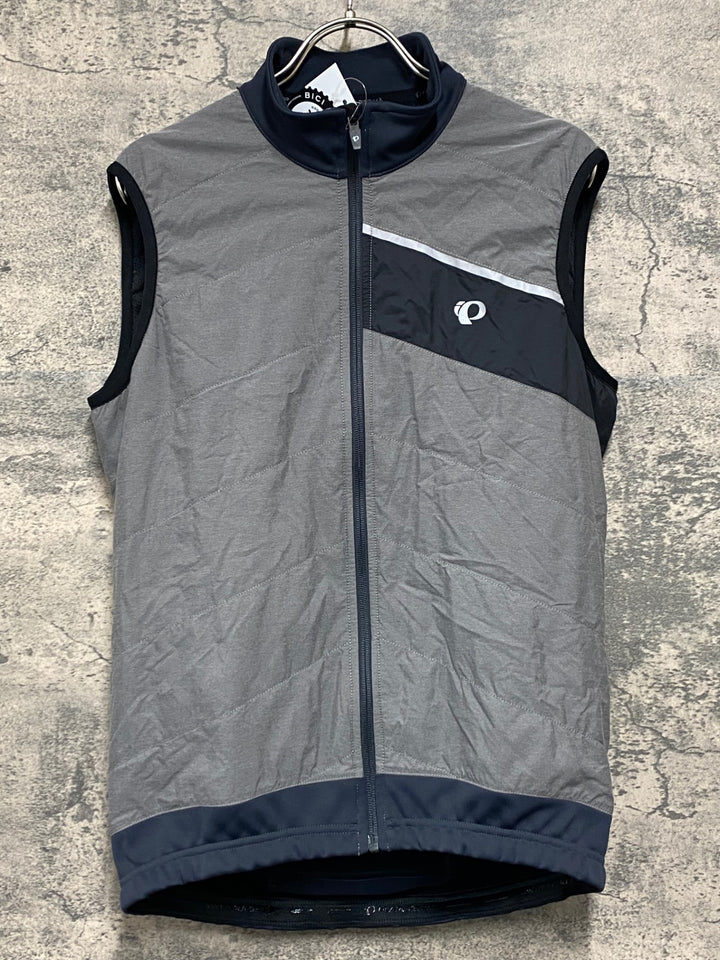 JU176 パールイズミ PEARL iZUMi ジレ サイクルベスト グレー 黒 M