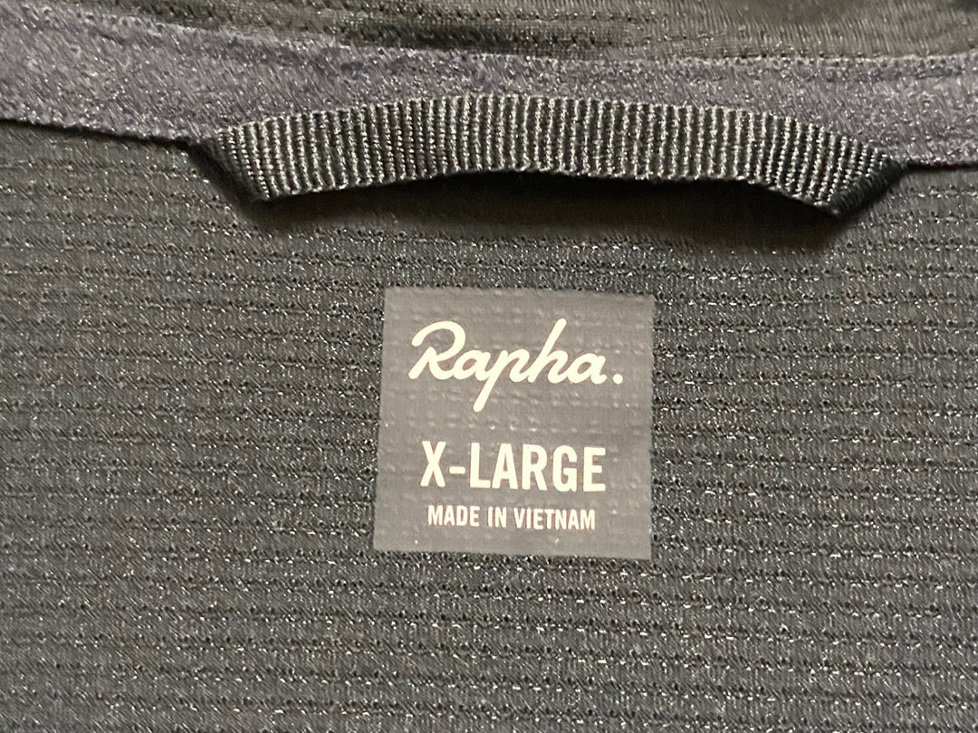 KE819 ラファ Rapha CLASSIC FRYWEIGHT JERSEY 半袖 サイクルジャージ 黒 XL ※裾ゴム伸び