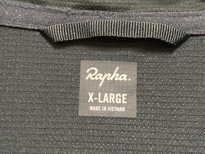 KE819 ラファ Rapha CLASSIC FRYWEIGHT JERSEY 半袖 サイクルジャージ 黒 XL ※裾ゴム伸び