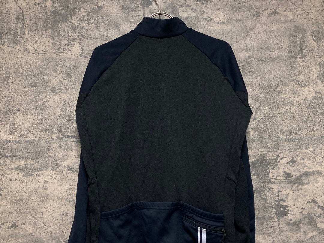 JU201 パールイズミ PEARL iZUMi 長袖 サイクルジャージ 裏起毛 M 黒グレー