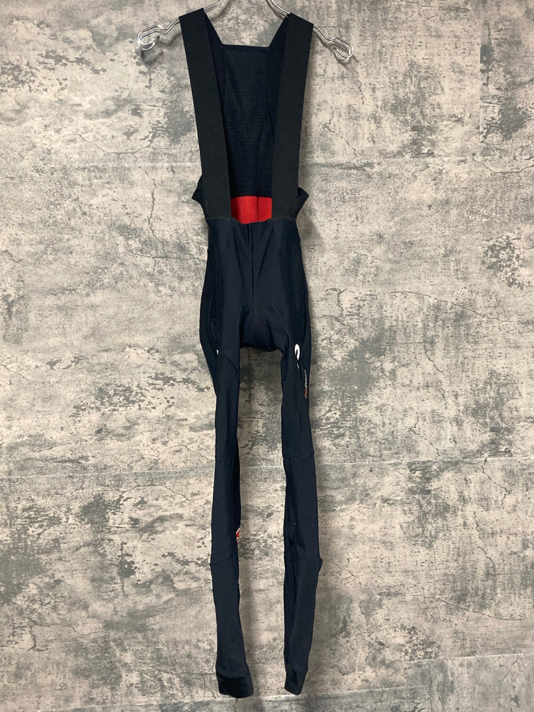 JV729 カステリ CASTELLI ロッソコルサ ROSSO CORSA チームイネオス TEAM INEOS ビブタイツ 裏起毛 黒赤 M