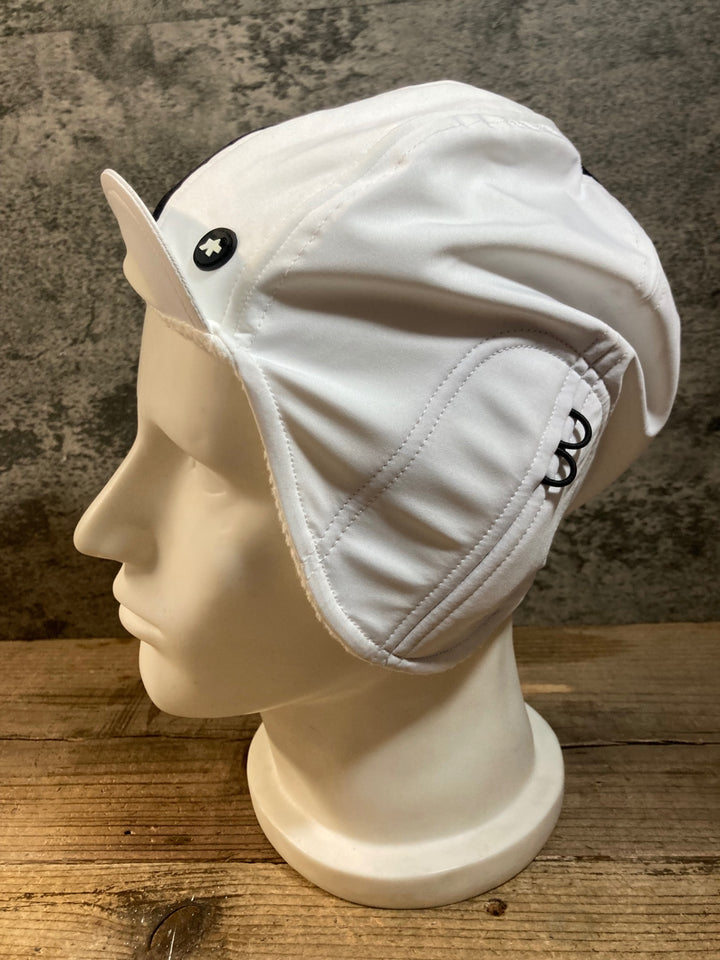 KA900 アソス ASSOS サイクルキャップ 白 Ⅱ 裏起毛