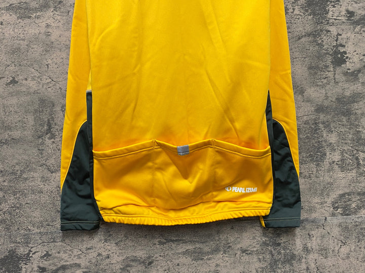 JX933 パールイズミ PEARL iZUMi サイクルジャケット 長袖 裏起毛 黄 M