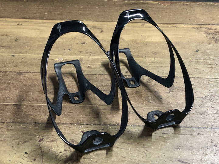 KM324 スペシャライズド SPECIALIZED S-WORKS RIB II カーボン ボトルケージ 2個セット 黒