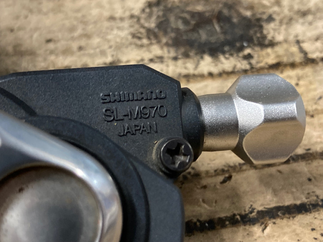 KC623 シマノ SHIMANO XTR SL-M970-A シフトレバー セット 3x9S Φ22.2