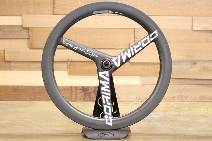 新品未使用 コリマ CORIMA 3スポーク WS TT HM カーボン チューブラー フロント バトン ホイール 【立川店】