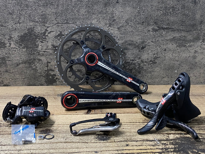 KC550 カンパニョーロ CAMPAGNOLO スーパーレコード SUPER RECORD 11 パーツセット (レバー,BR,FD,RD,FC) ※フィキシングボルト欠品