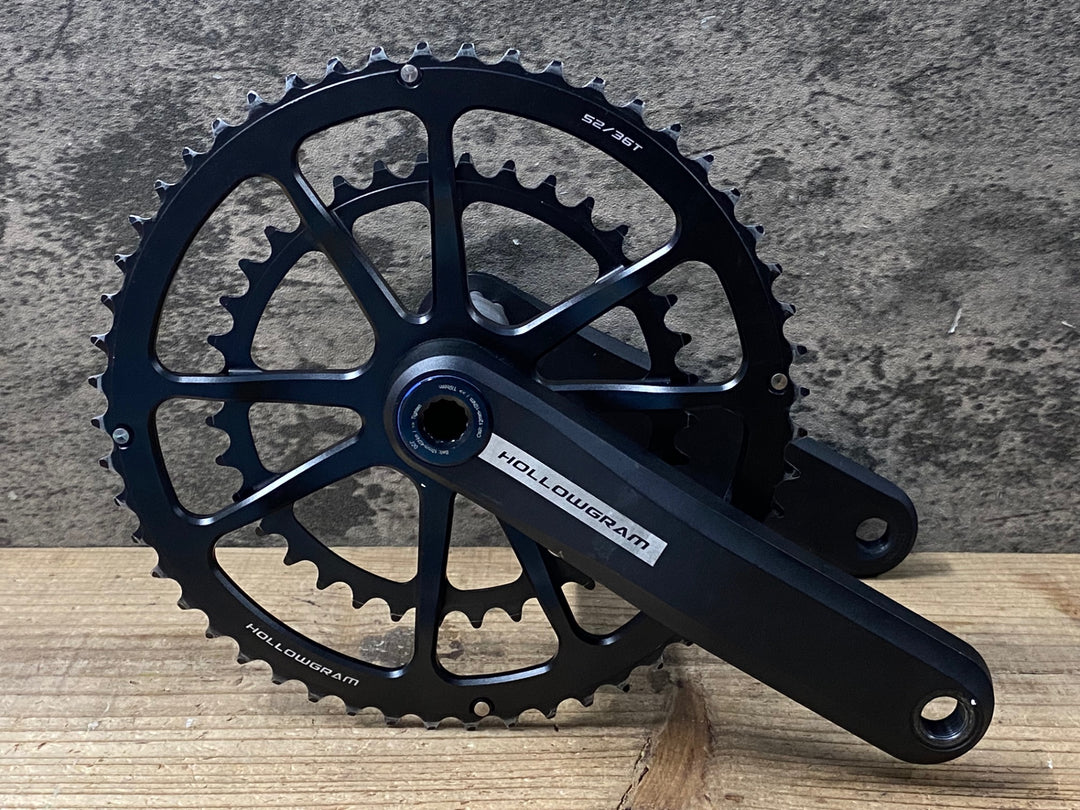 KA375 ホログラム HOLLOWGRAM クランクセット 52/36T 170mm